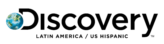 Discovery Networks Latin America branding graphic representing 110% revenue growth in 10 months across 13 countries and 5 languages.