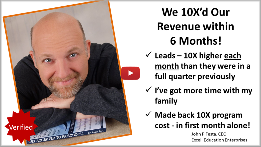 Client Testimonial 10X Leads, Sales, Revenue in 6 Months! Client testimonial from Deberah Bringelson’s transformational Elite Business Accelerator progtam, highlighting massive results.