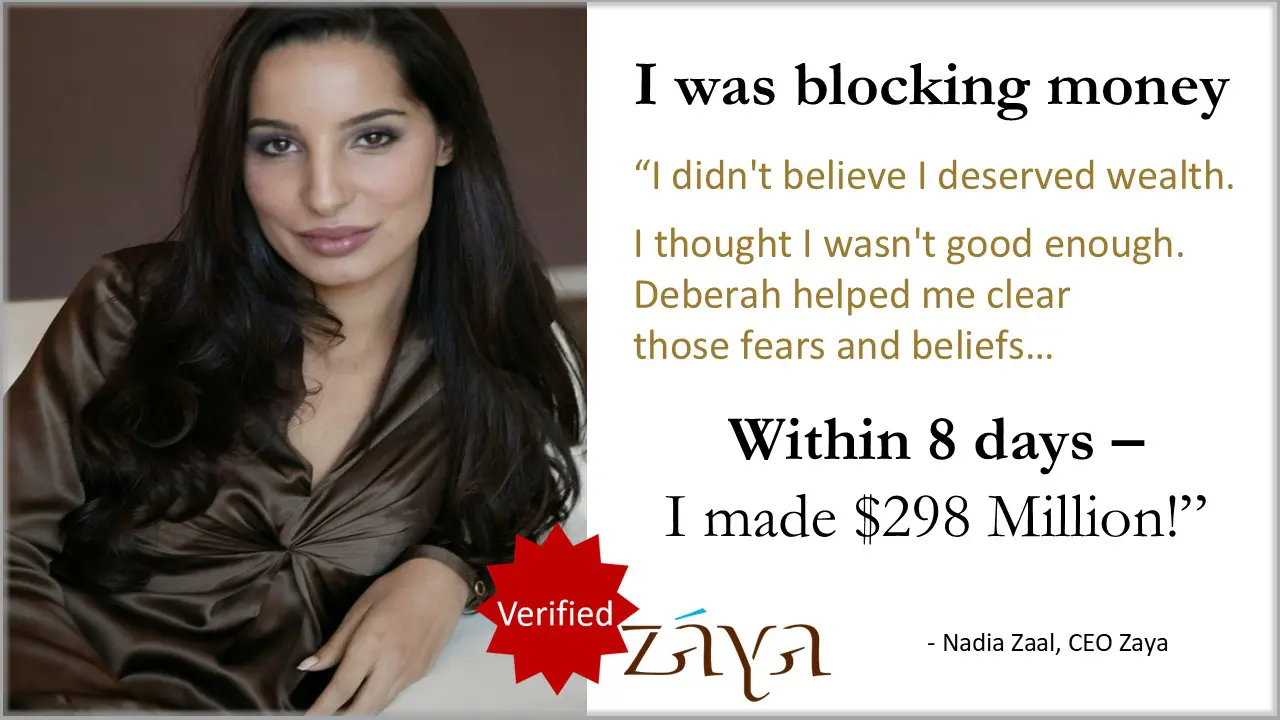 Nadia Zaal money blocks cleared $298M